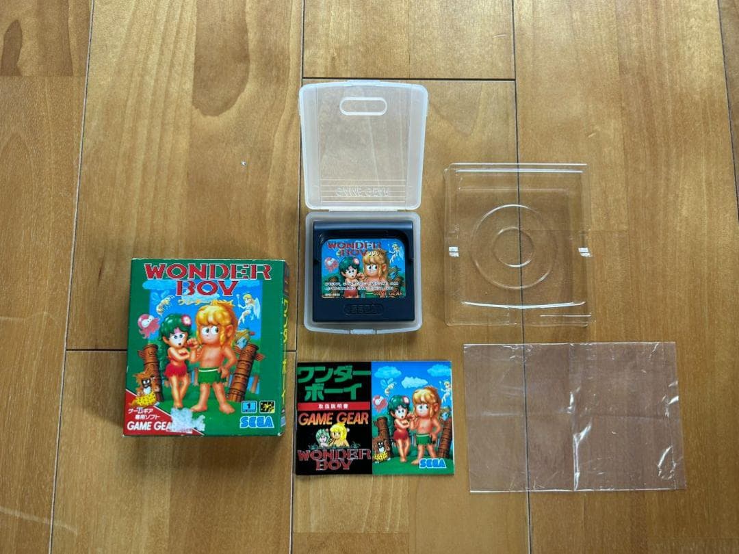 美品 ワンダーボーイ ゲームギア GameGear WonderBoy 完全品！