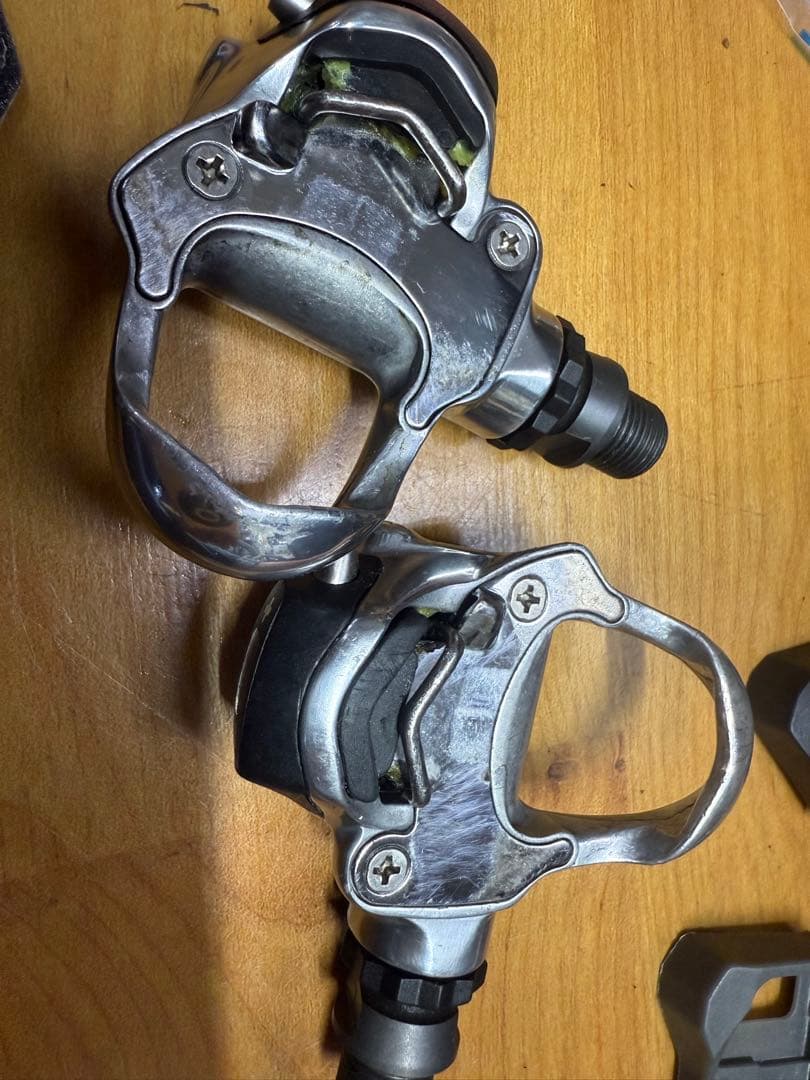 カンパニョーロペダル クリート多数付き