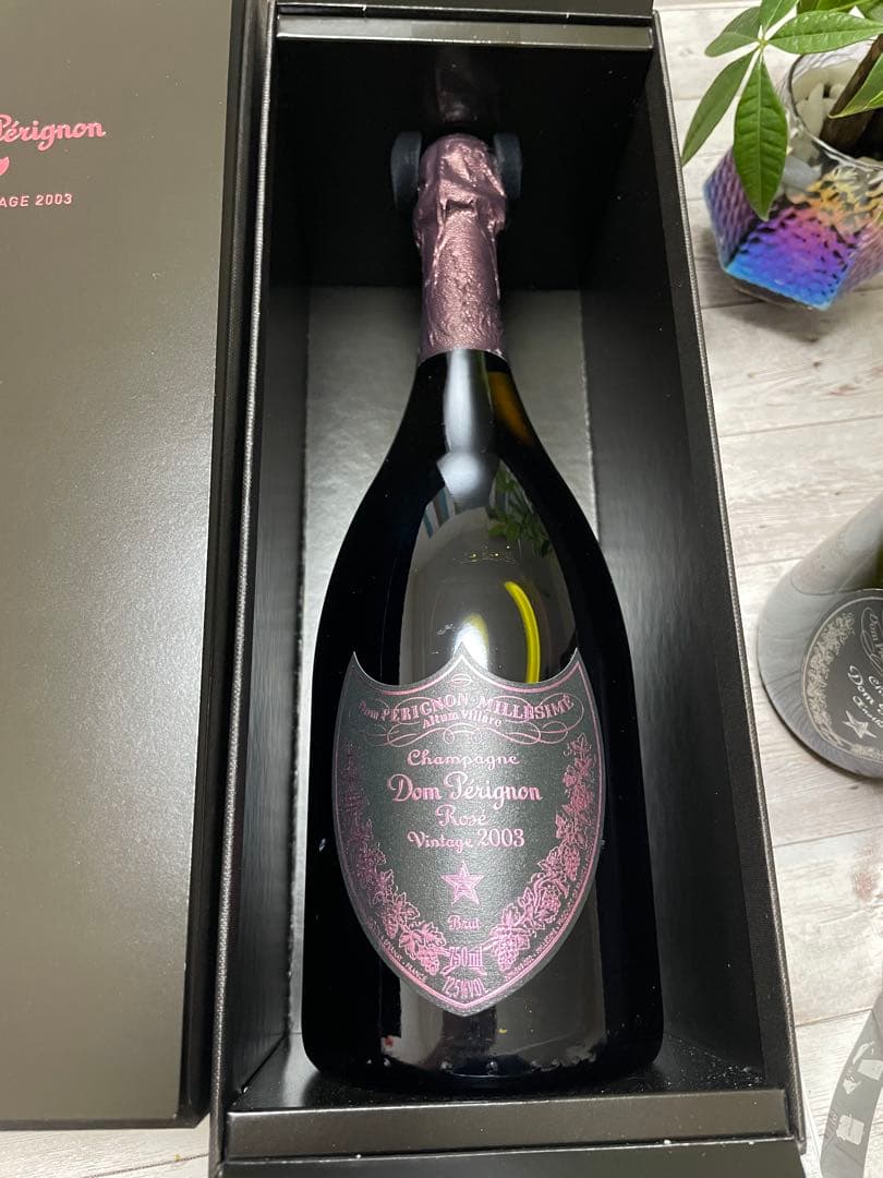 連休中割引 【新品.箱付】ドンペリ ロゼ シャンパン 2003年 ヴィンテージ
