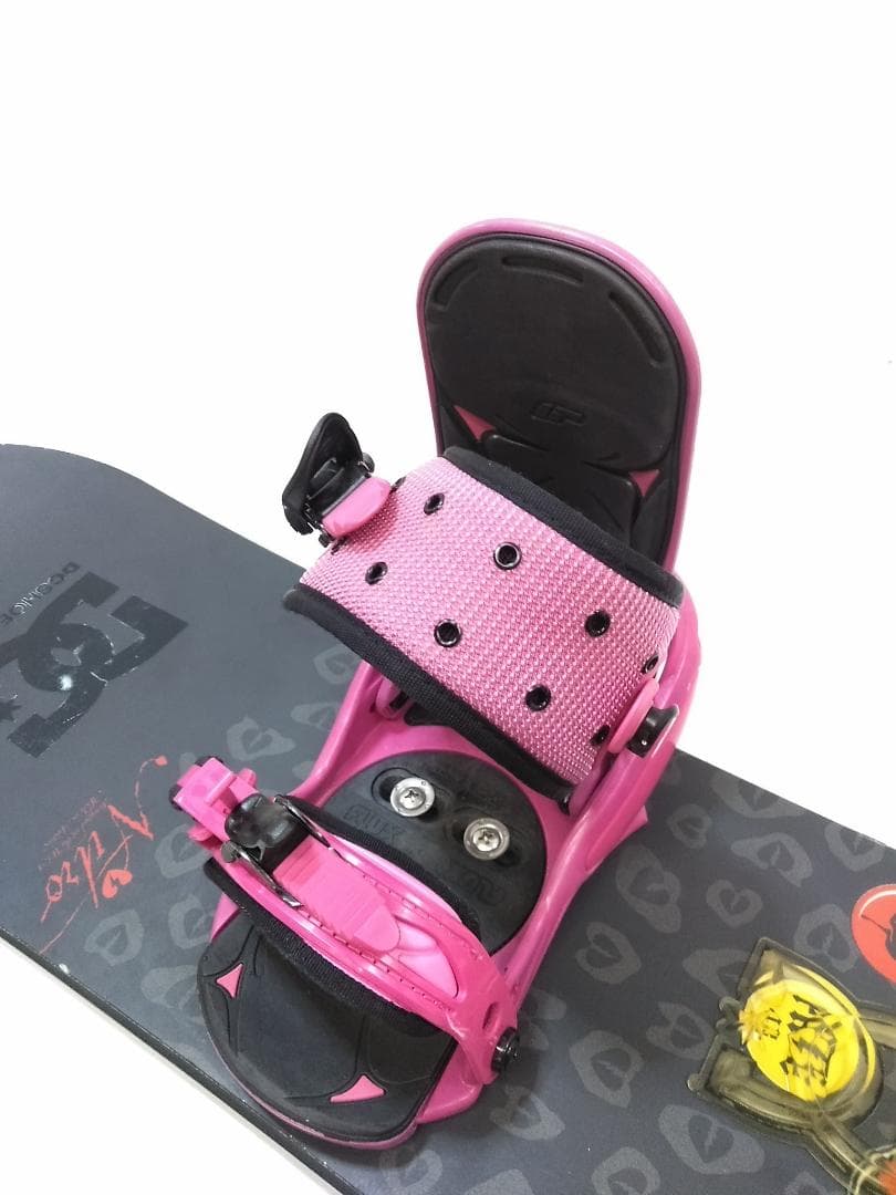 Nitro 143cm レディース スノーボード3点セット ビン S △