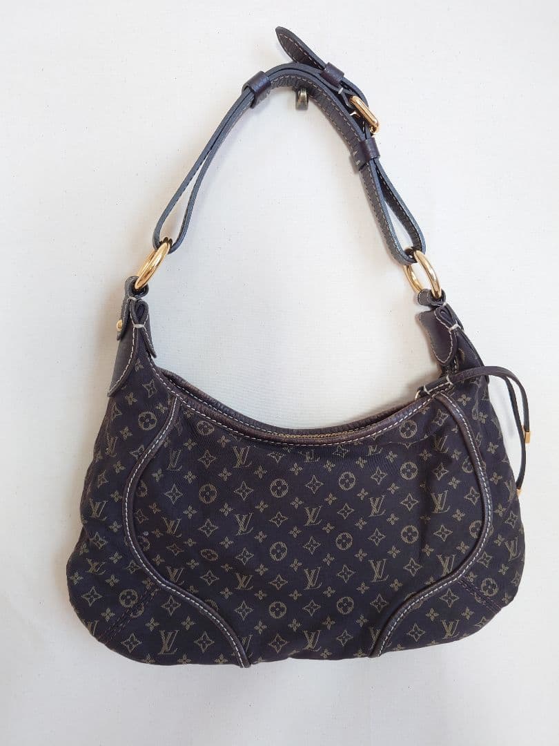 ルイ・ヴィトン モノグラム・ミニラン/エベヌ マノンPM ショルダーバッグ