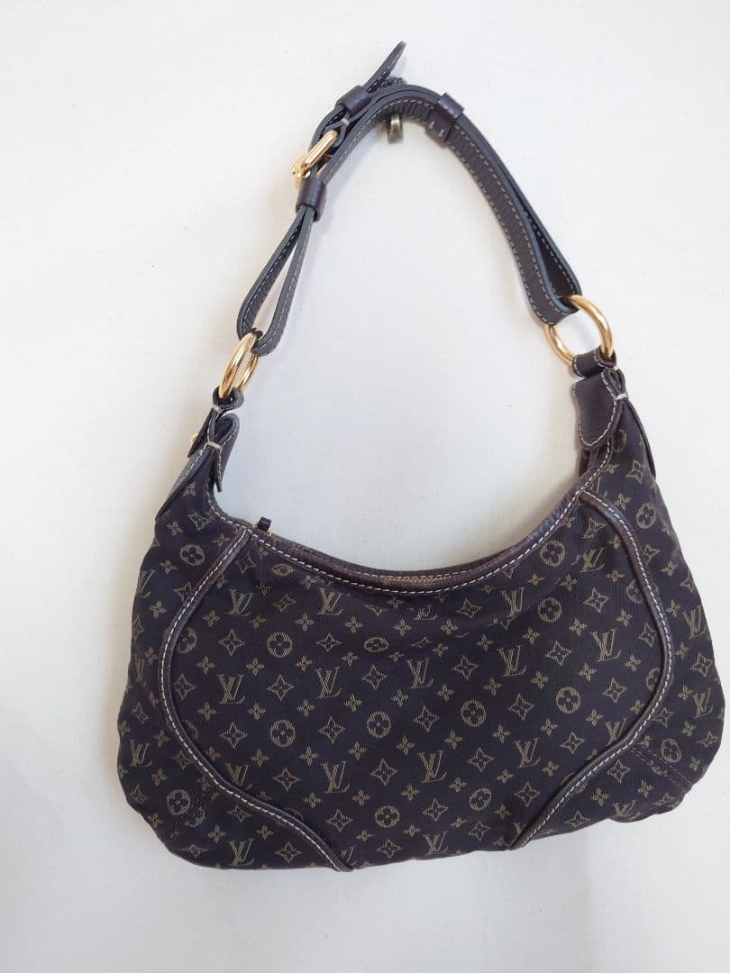 ルイ・ヴィトン モノグラム・ミニラン/エベヌ マノンPM ショルダーバッグ