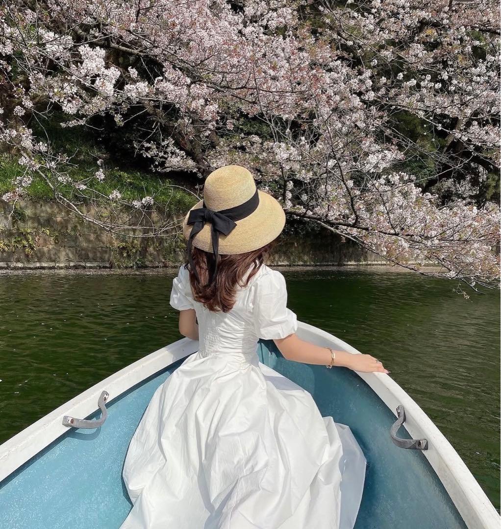 eimyistoire ロングリボン ハット 麦わら帽子 新品未使用