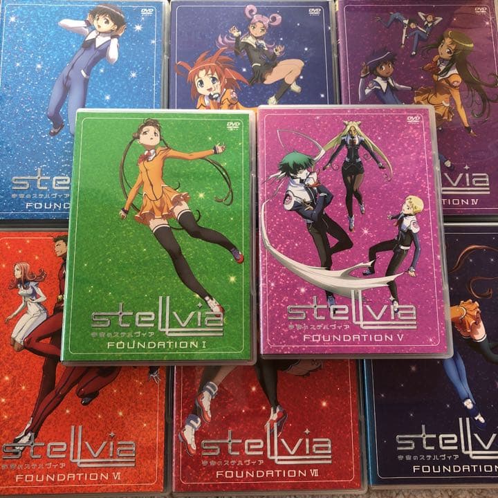 アニメ　宇宙のステルヴィア FOUNDATION Ⅰ〜Ⅷ 8枚セット