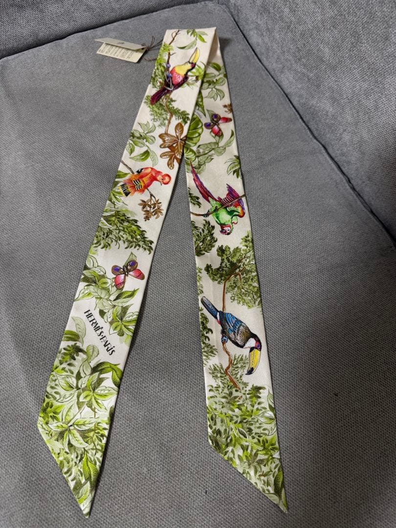 値下げ！新品　エルメス　ツイリー 《赤道直下》　グリーン　26春夏　最新作　希少