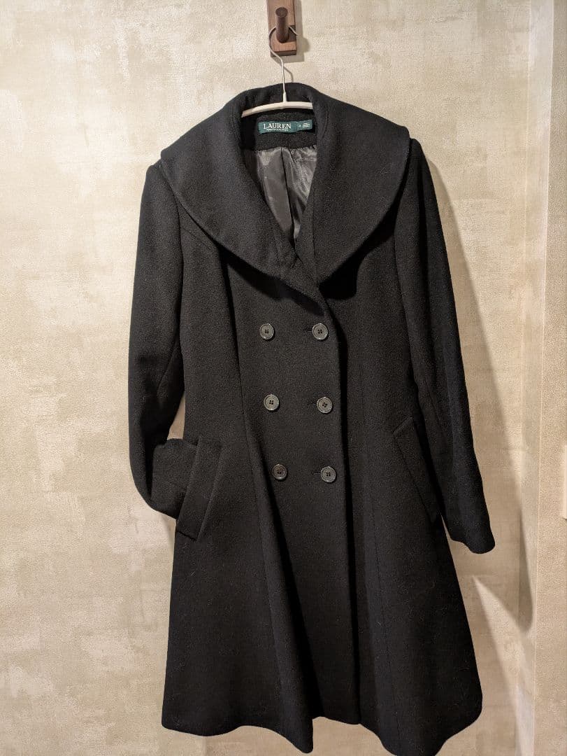 【未使用品】定価半額以下◆ラルフローレン◆ブラックロングコート