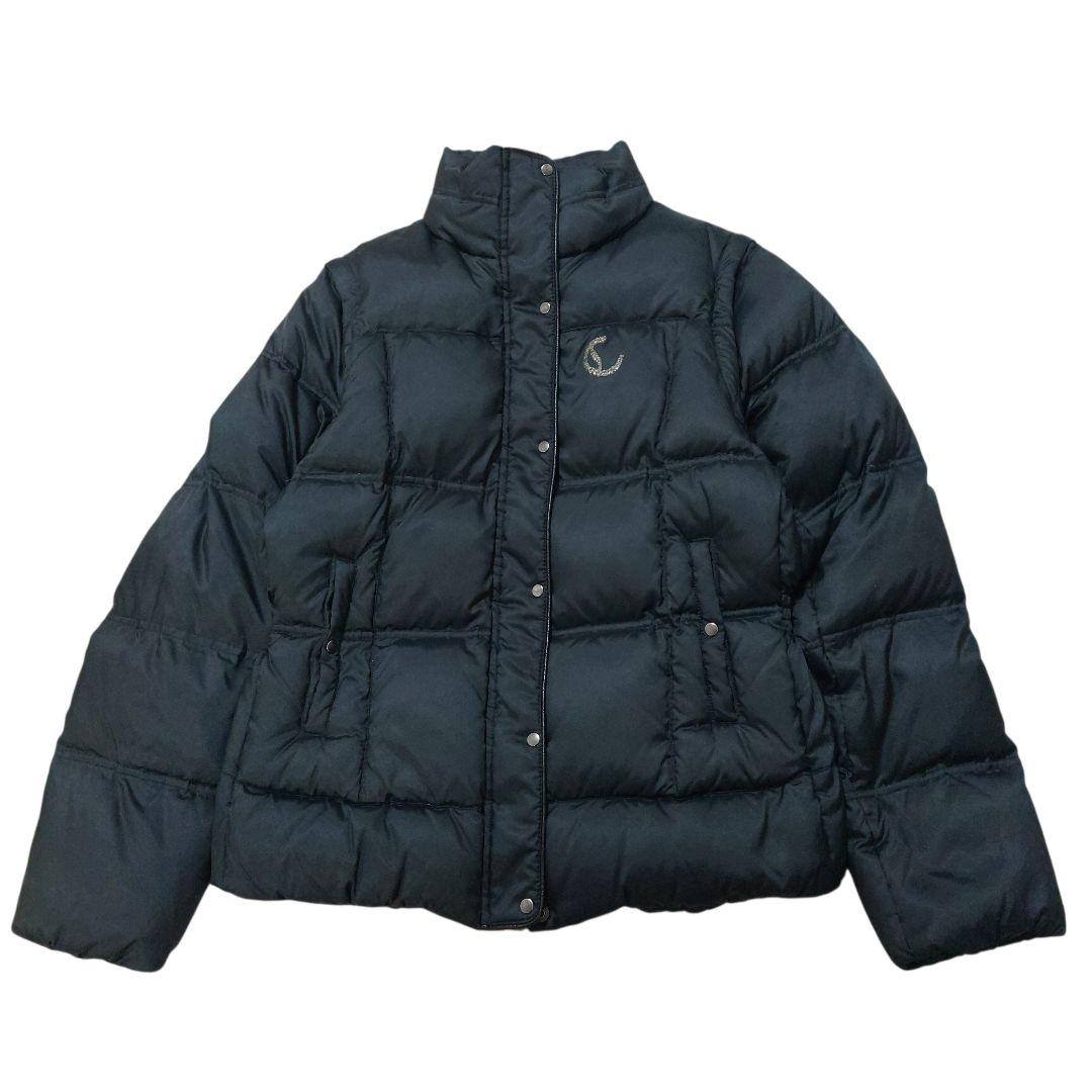 Callaway 黒 2way ダウンジャケット ゴルフ レディース LLサイズ