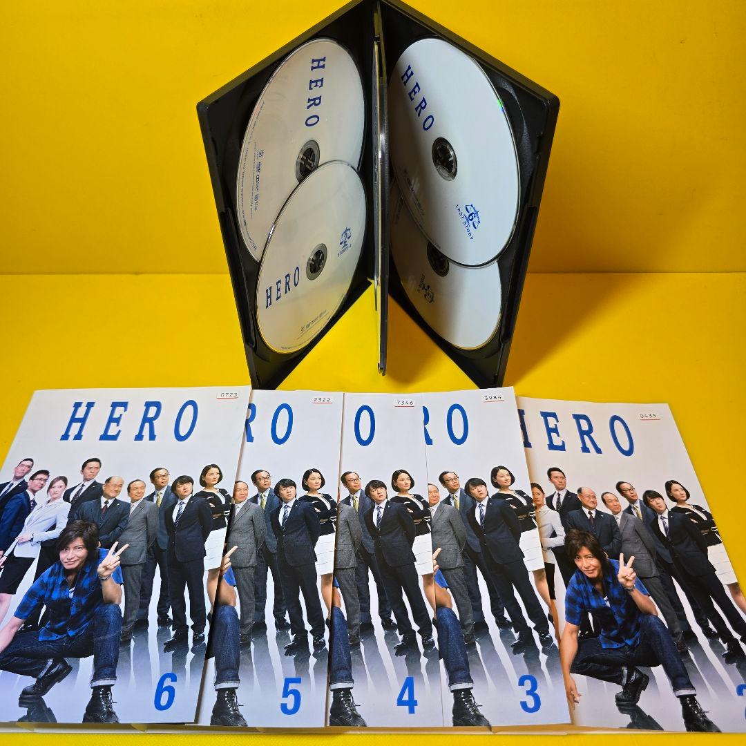 ※新品ケース交換済み　HERO 1st+2ndシーズンDVD 全12巻セット