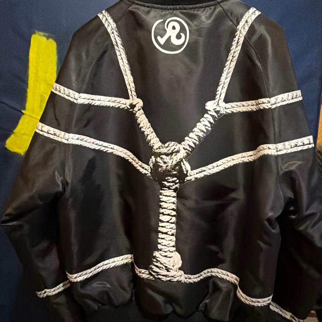 激レア　新品　Richardson ブラック MA-1ジャケット　緊縛
