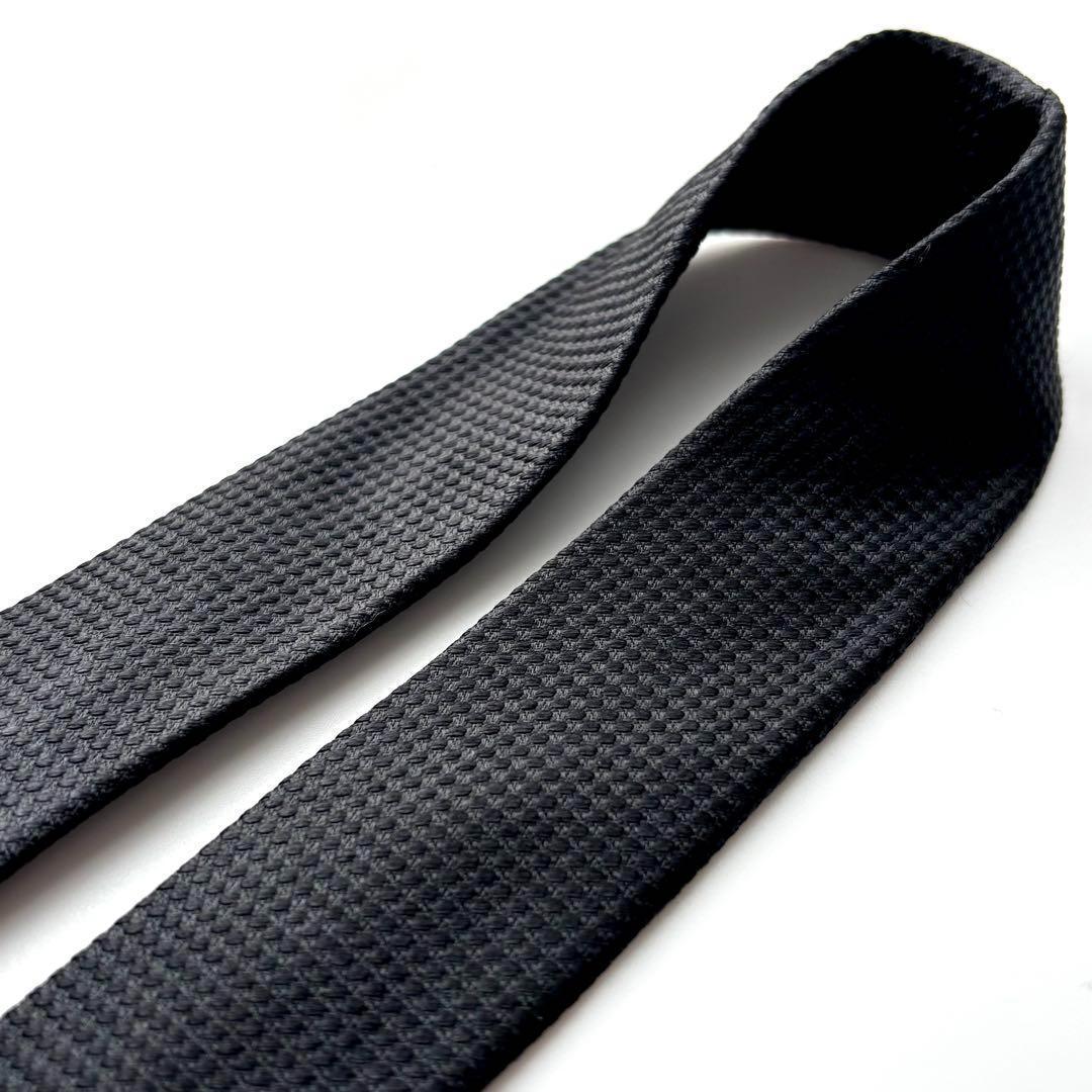 ꧁美品꧂ ドルチェアンドガッバーナ ネクタイ ナロータイ 無地 DG ブラック