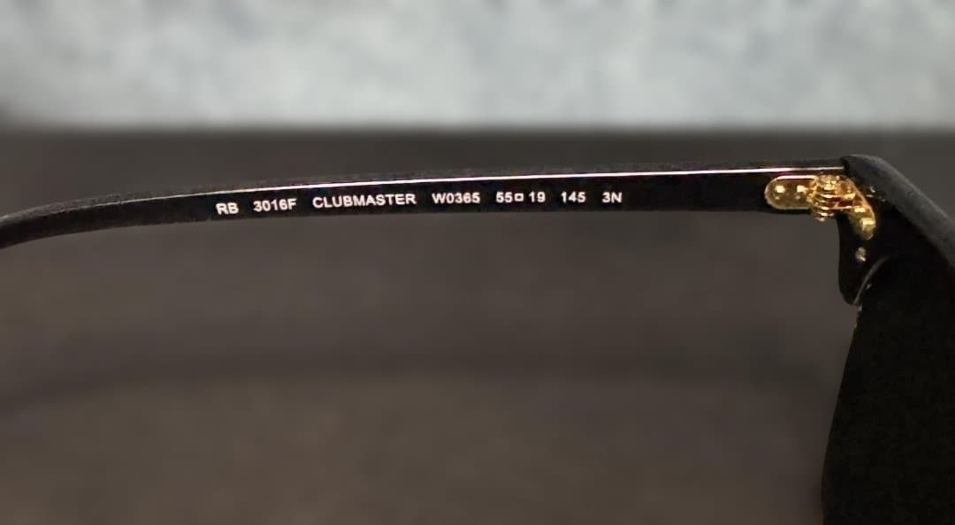 Ray-Ban RB 3016F CLUBMASTER サングラス 55サイズ