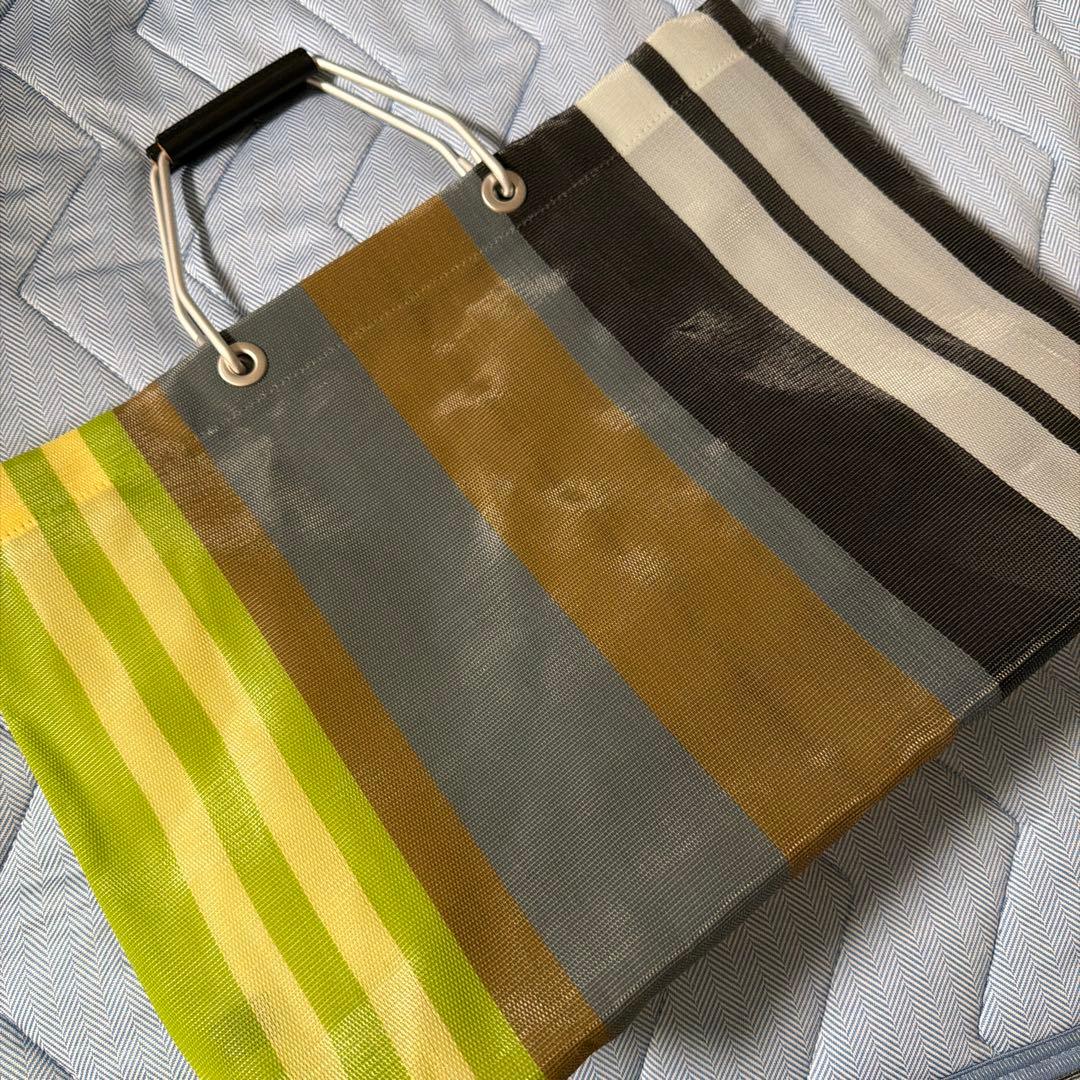 MARNI ストライプトートバッグ　未使用品