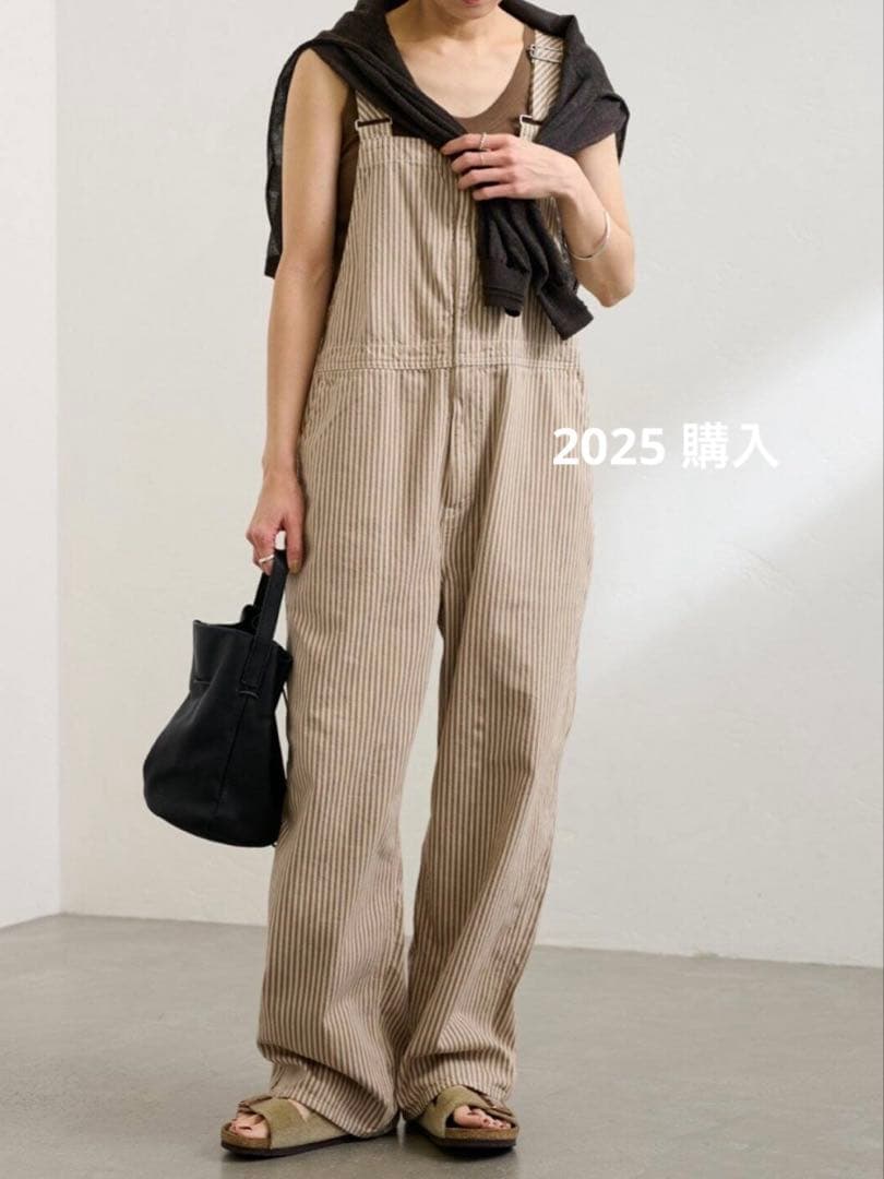 【新品】フレームワーク ヒッコリーオーバーオール　36