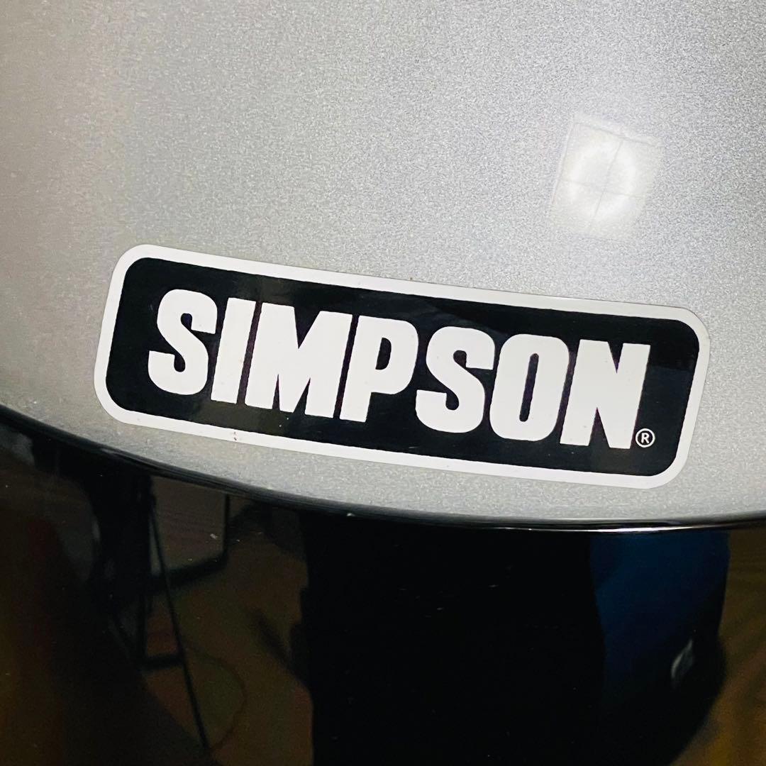 【美品】SIMPSON M30 シルバー 62cm スモークシールド装着