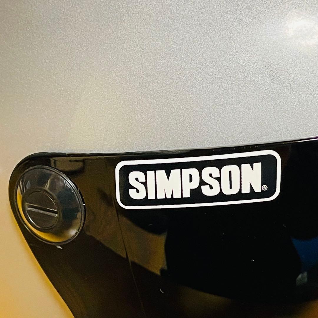 【美品】SIMPSON M30 シルバー 62cm スモークシールド装着