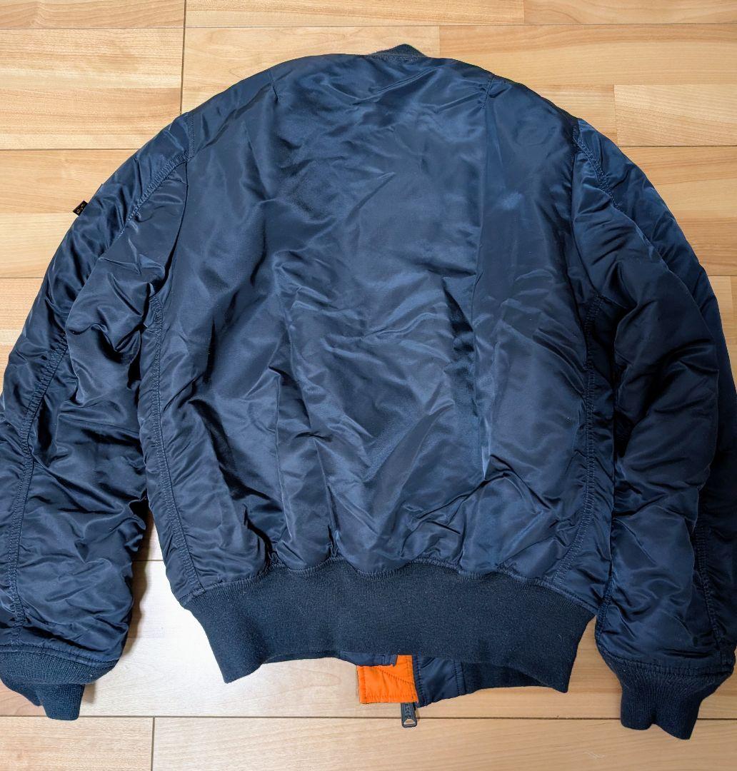 ALPHA MA-1 フライトジャケット　Mサイズ　ネイビー