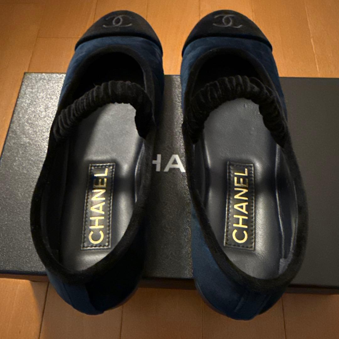シャネル　CHANEL メリージェーン　フラットシューズ　36
