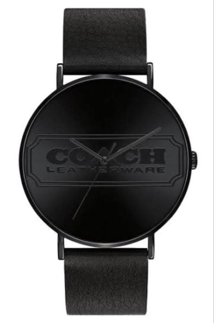 COACH/コーチ CHARLES ステンレススチール 腕時計 ブラック