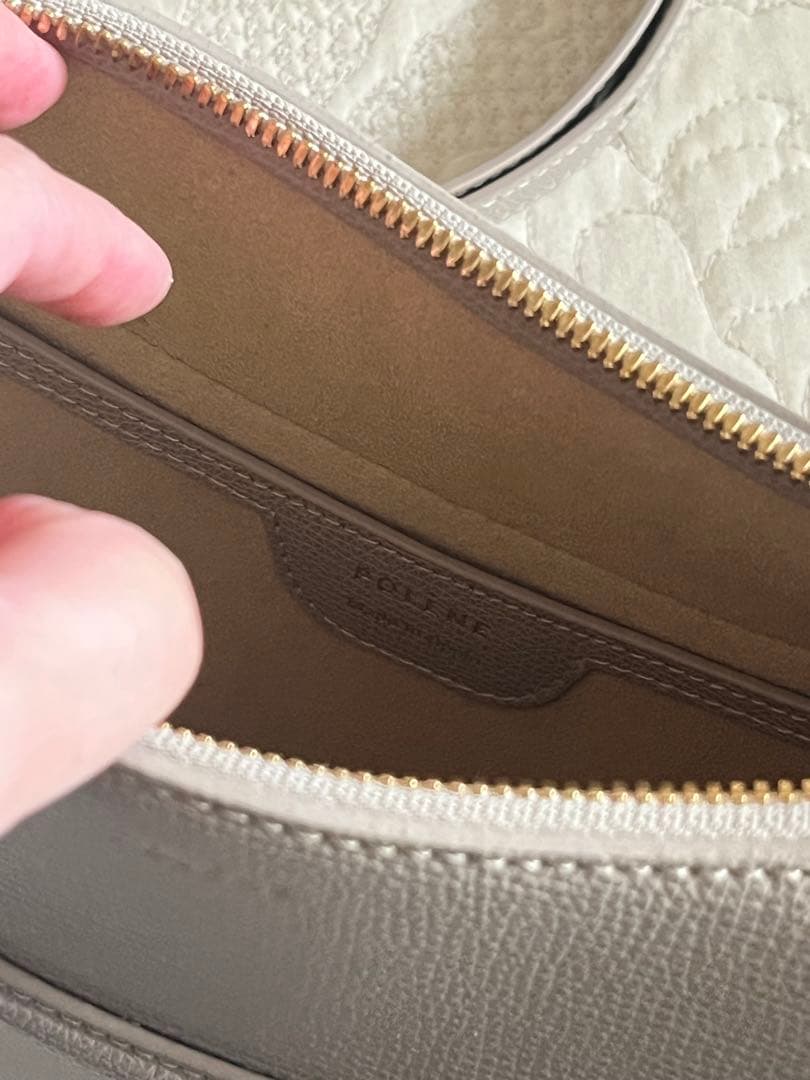 POLÈNE ハーフムーン　ショルダー(Numéro Dix) トープ正規店購入