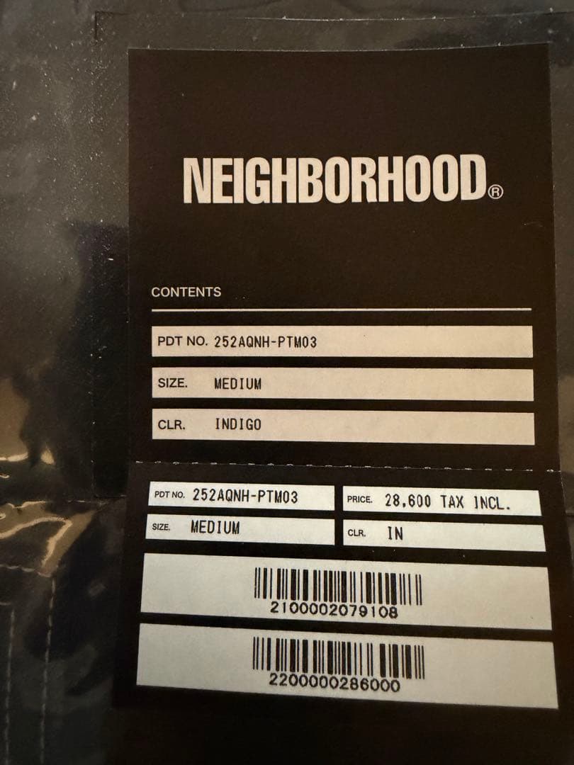 NEIGHBORHOOD デニム ペインターパンツM インディゴ