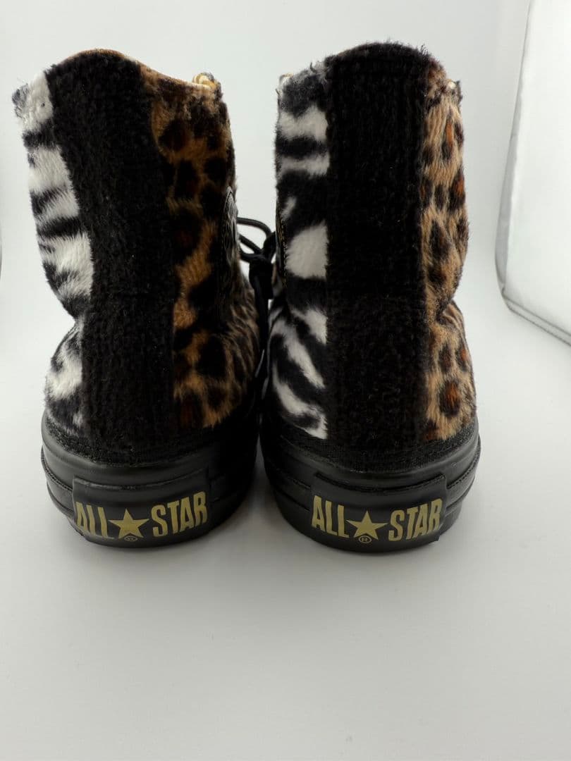 CONVERSE アニマル柄 ゼブラ ブラック 25.5 メンズ レディース