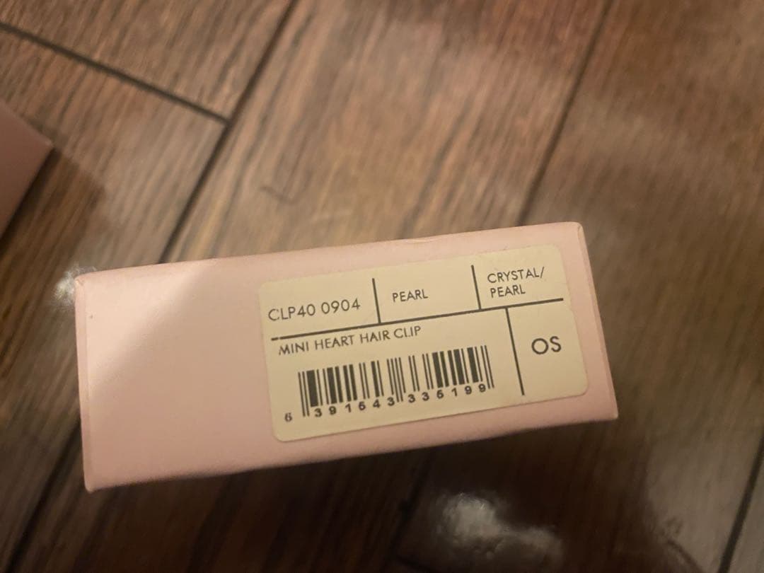 週末セール　simone rocha ハートヘアピン　ヘアクリップ　新品試着のみ