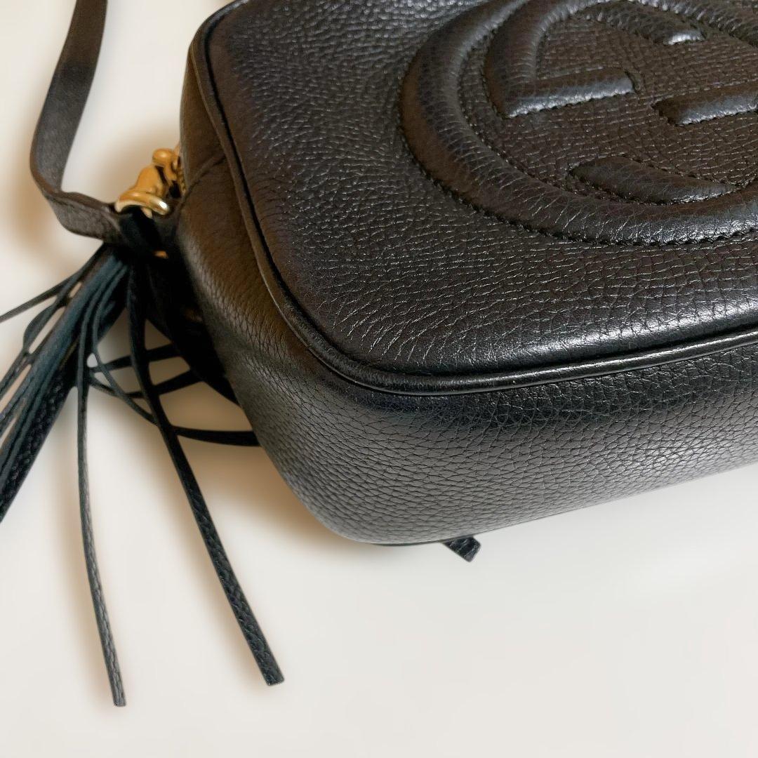 【mia 】GUCCI ソーホーディスコバッグ　ショルダーバッグ　黒