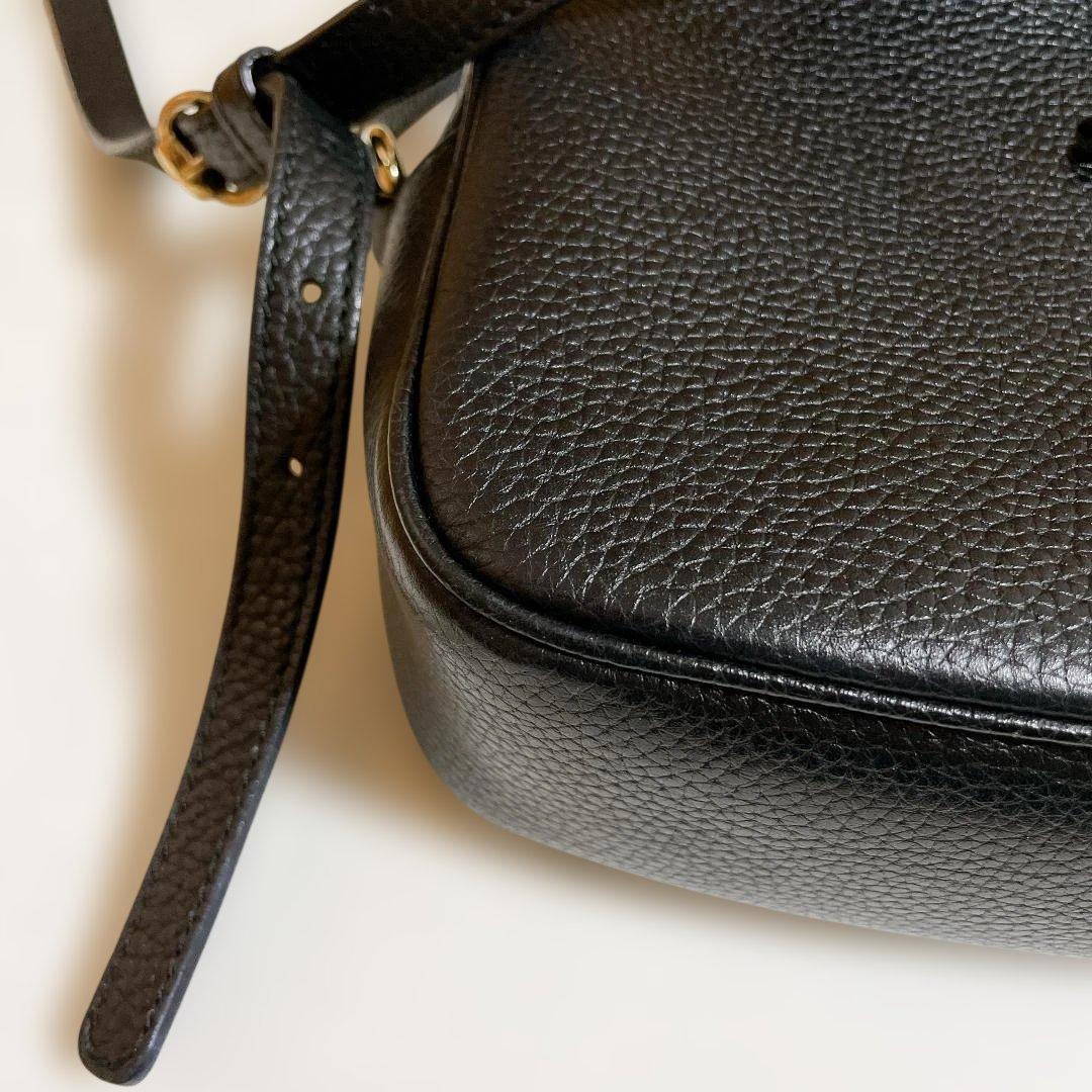 【mia 】GUCCI ソーホーディスコバッグ　ショルダーバッグ　黒