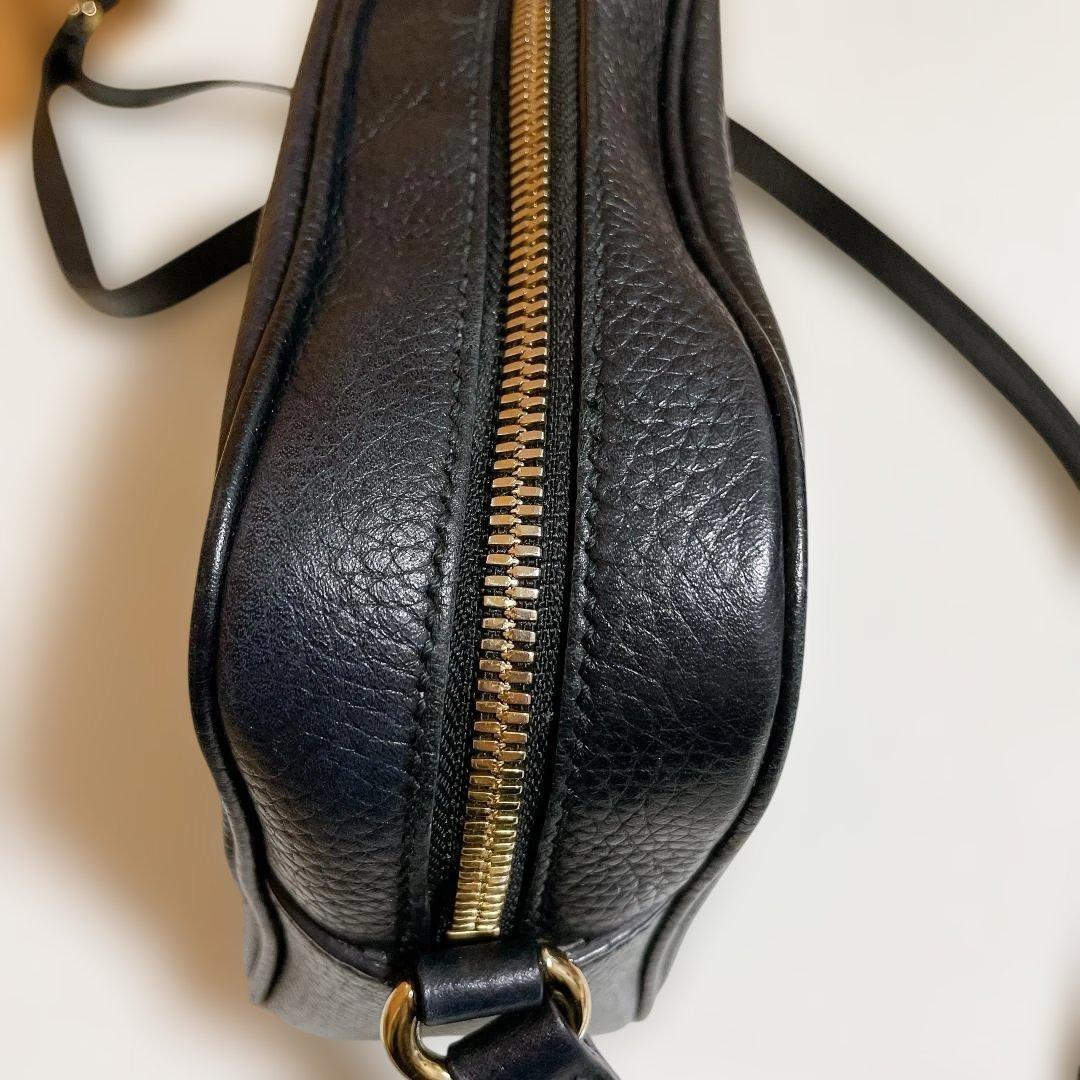 【mia 】GUCCI ソーホーディスコバッグ　ショルダーバッグ　黒