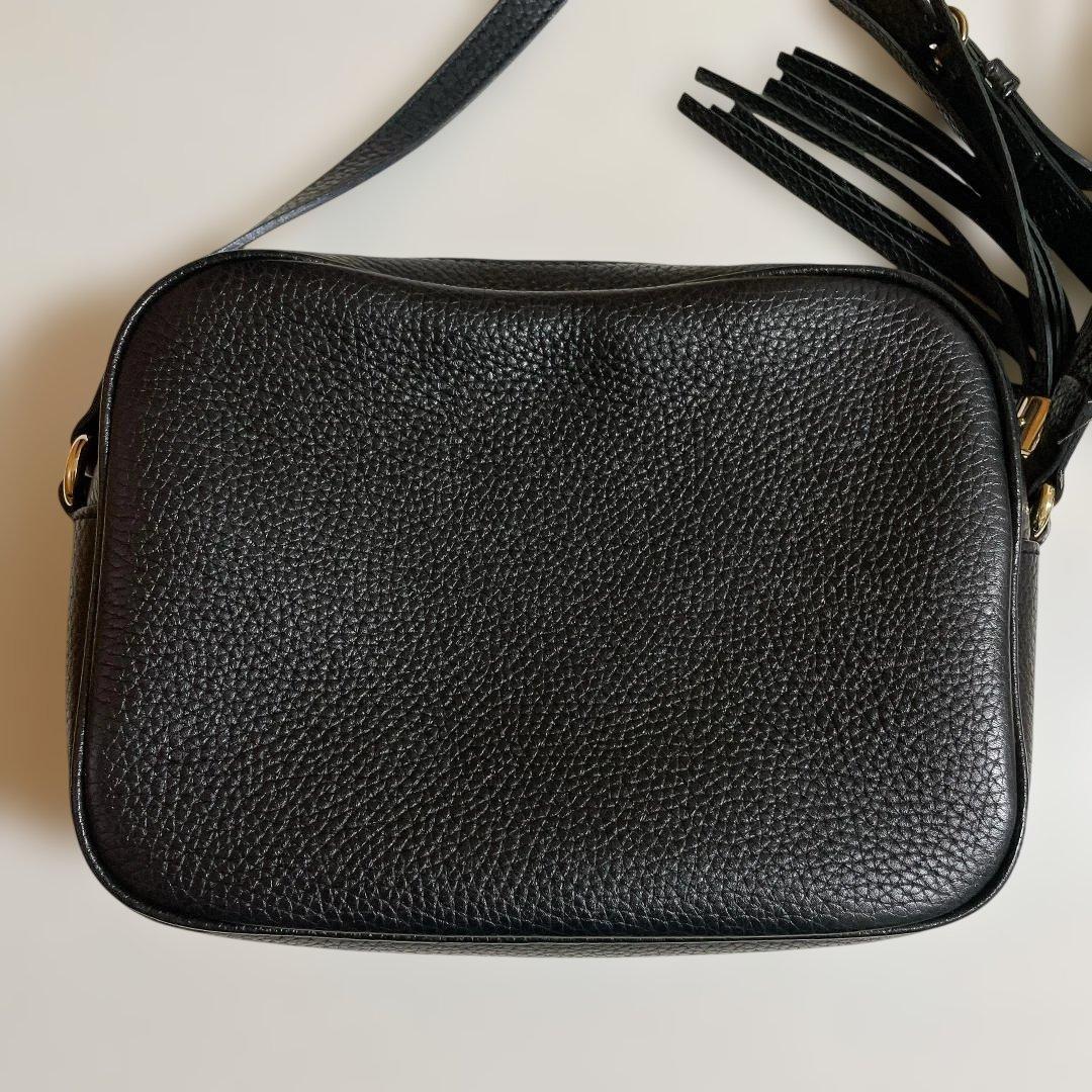 【mia 】GUCCI ソーホーディスコバッグ　ショルダーバッグ　黒