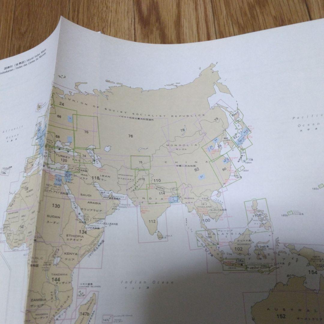 1415　ブリタニカ 国際地図 1978年11月1日発行　Britanica