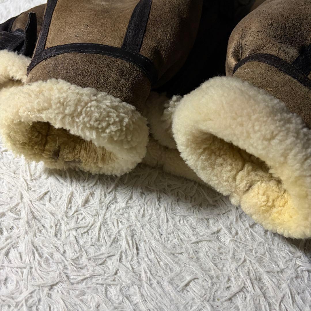 【米国製】AVIREX フライトジャケット B-3 ムートン羊革　ブラウン　40