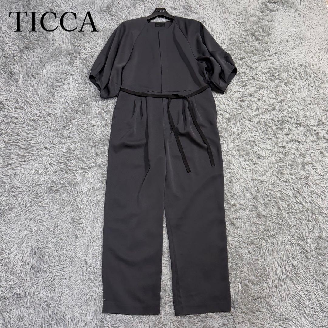 2025年✨ティッカ バルーンスリーブコンビネゾン オールインワン フォーマル