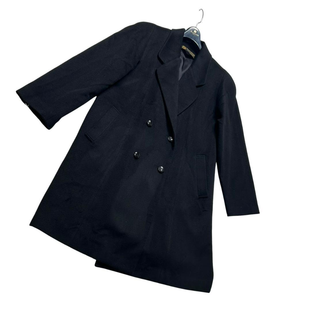 ロロピアーナ　カシミヤ100%　チェスターコート　ブラック　レディース　フリー