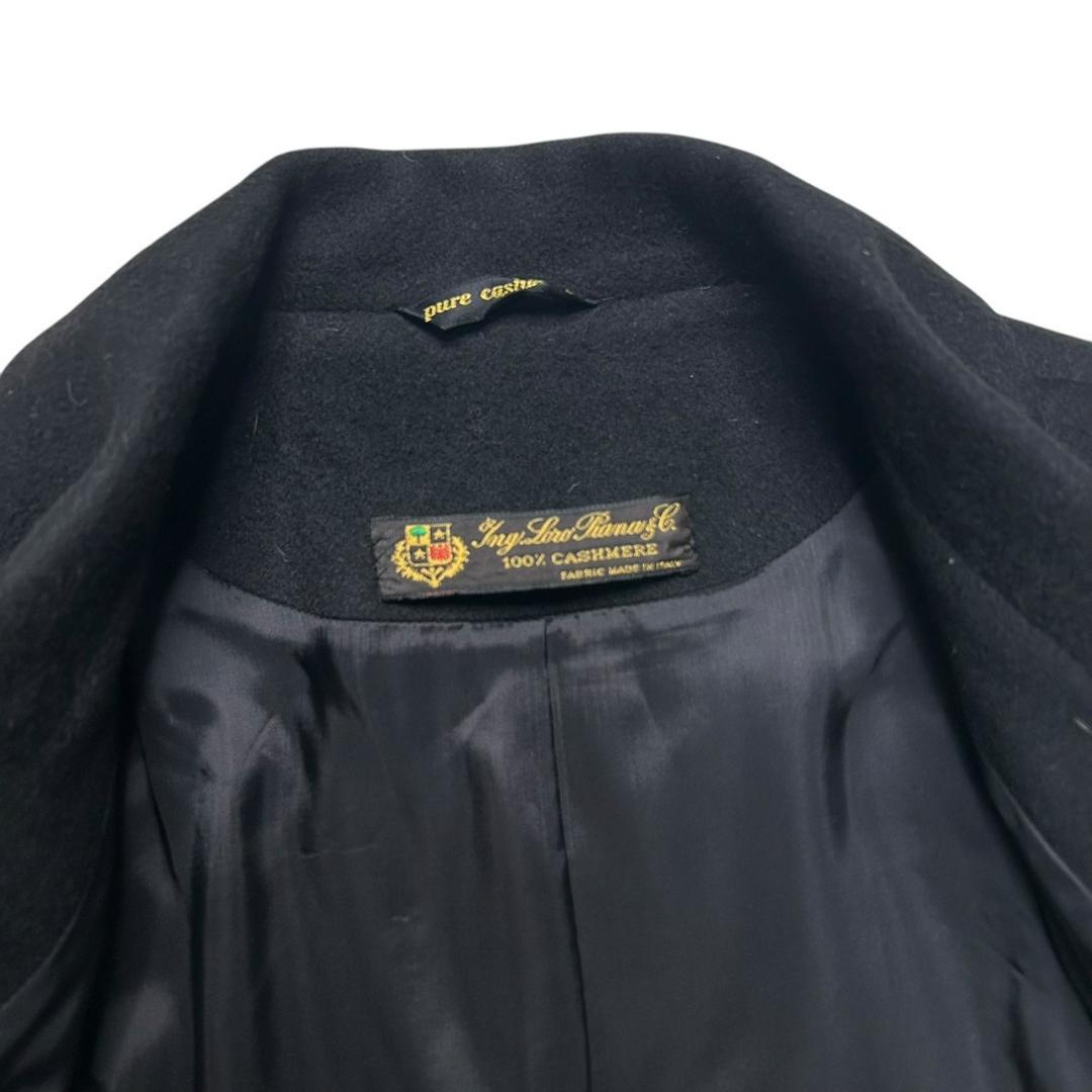 ロロピアーナ　カシミヤ100%　チェスターコート　ブラック　レディース　フリー
