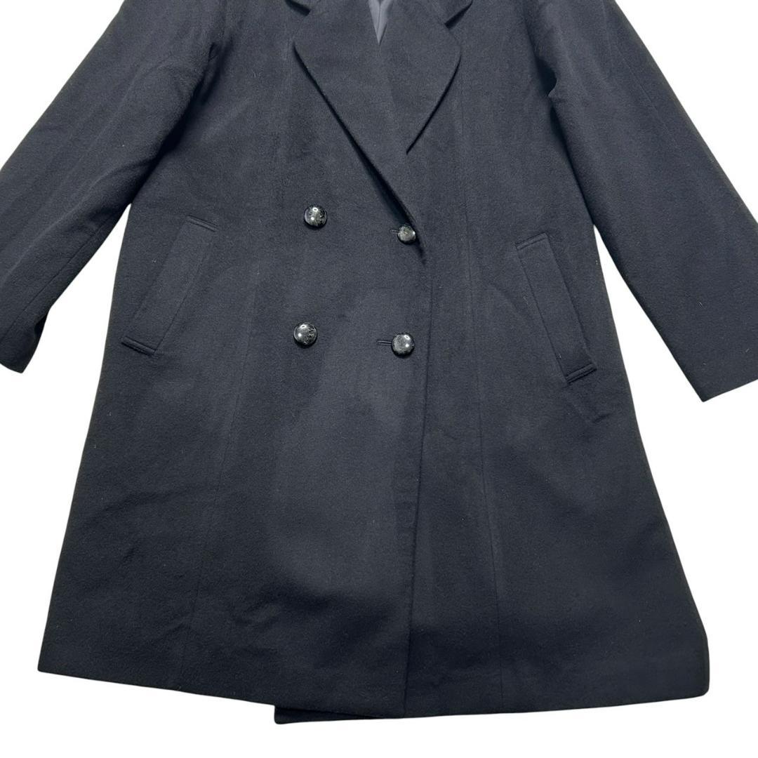 ロロピアーナ　カシミヤ100%　チェスターコート　ブラック　レディース　フリー