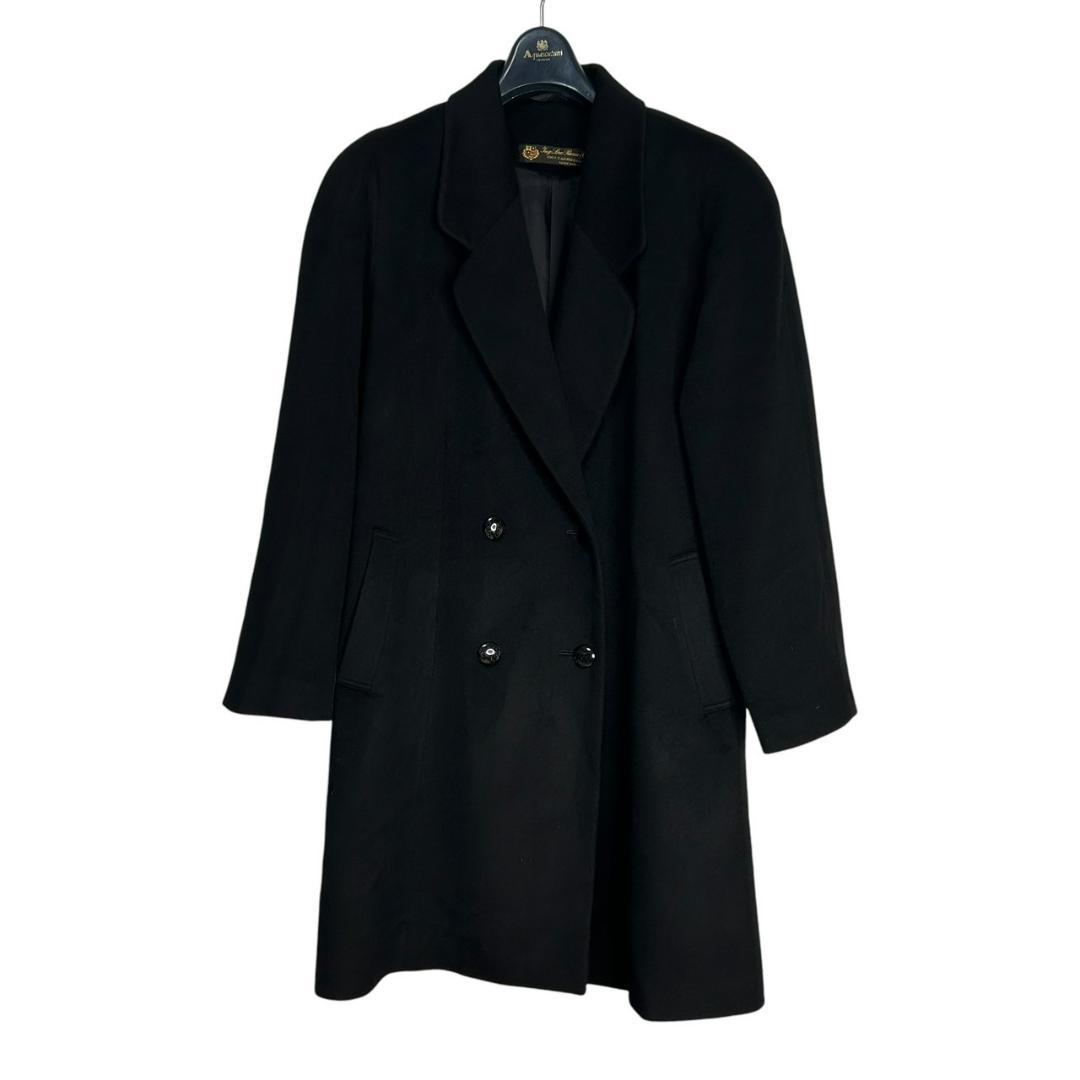 ロロピアーナ　カシミヤ100%　チェスターコート　ブラック　レディース　フリー