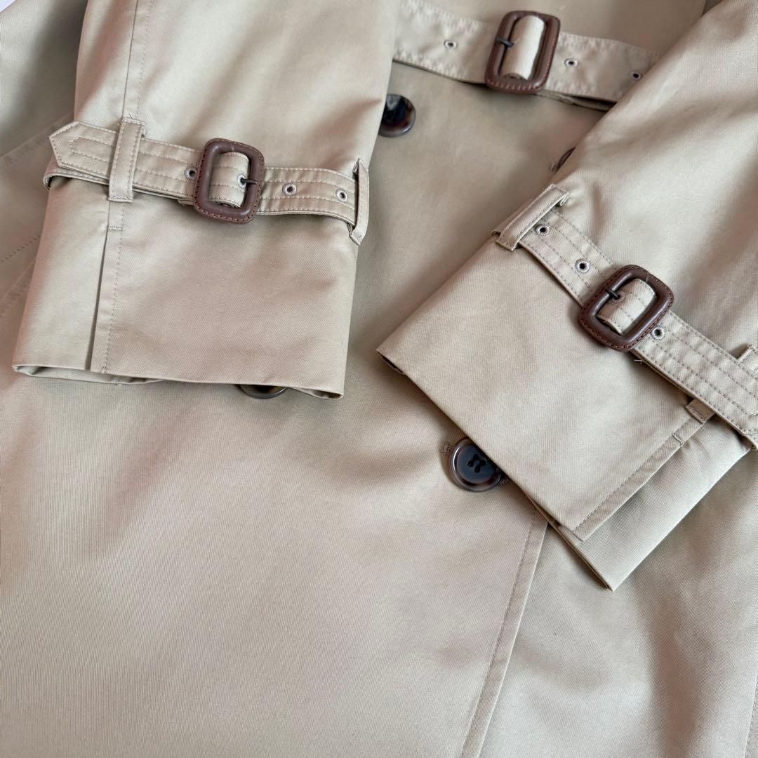 新品✨48サイズ✨23区　コットンポリエステルギャバジン ロングトレンチコート