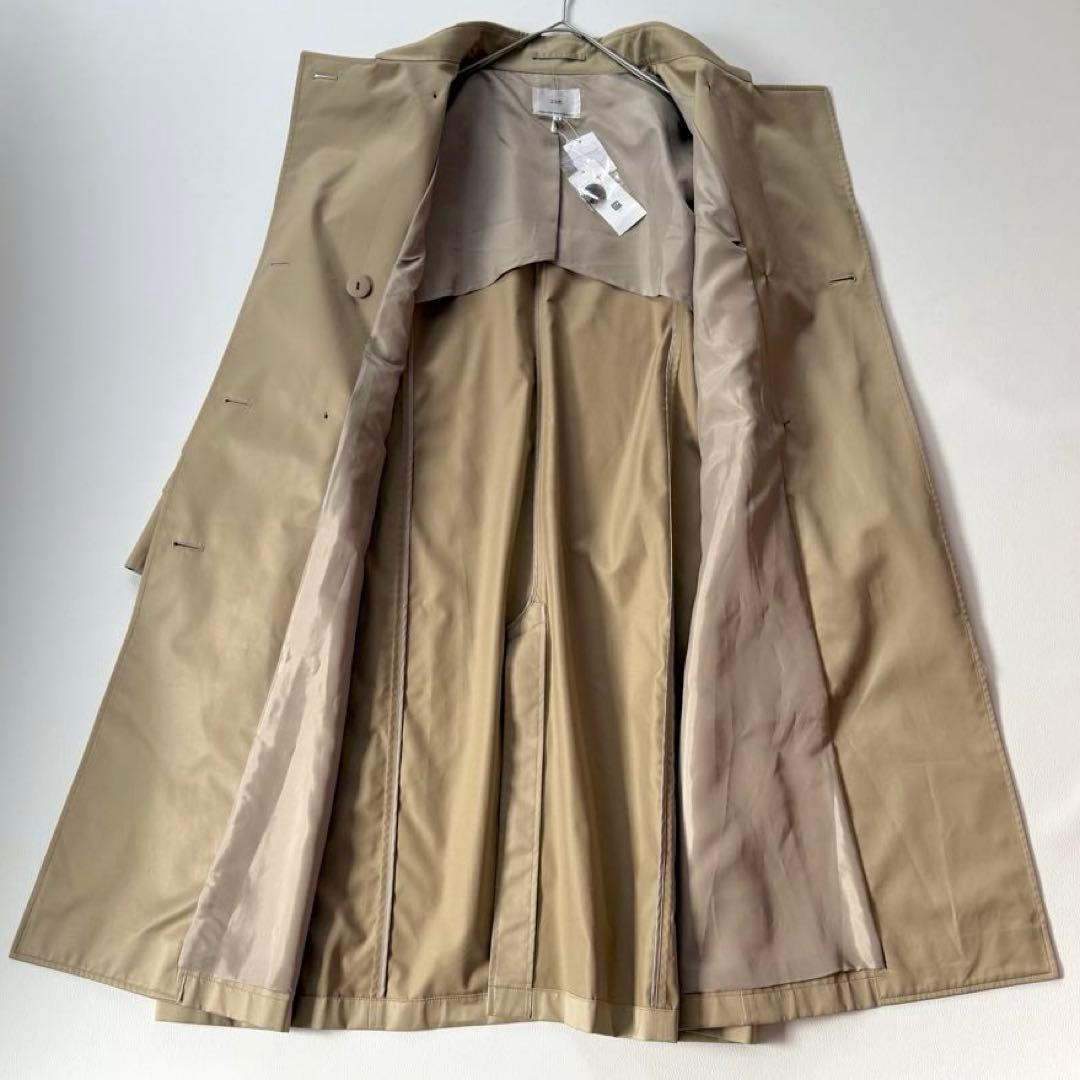 新品✨48サイズ✨23区　コットンポリエステルギャバジン ロングトレンチコート