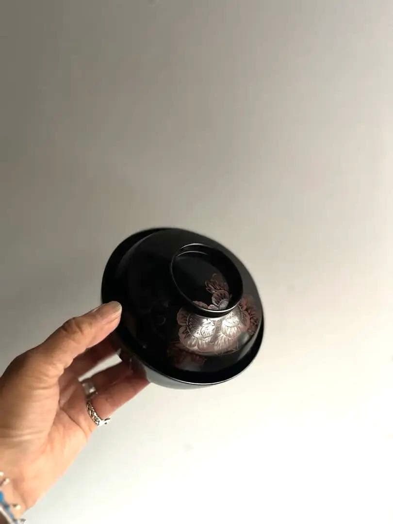 【yui＊様リクエスト】228 美術漆器 輪島塗 お椀 4点 堅牢優美布着保証