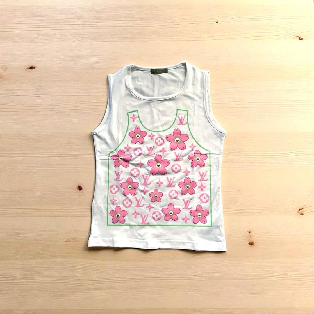 Louis Vuitton フラワープリント タンクトップ