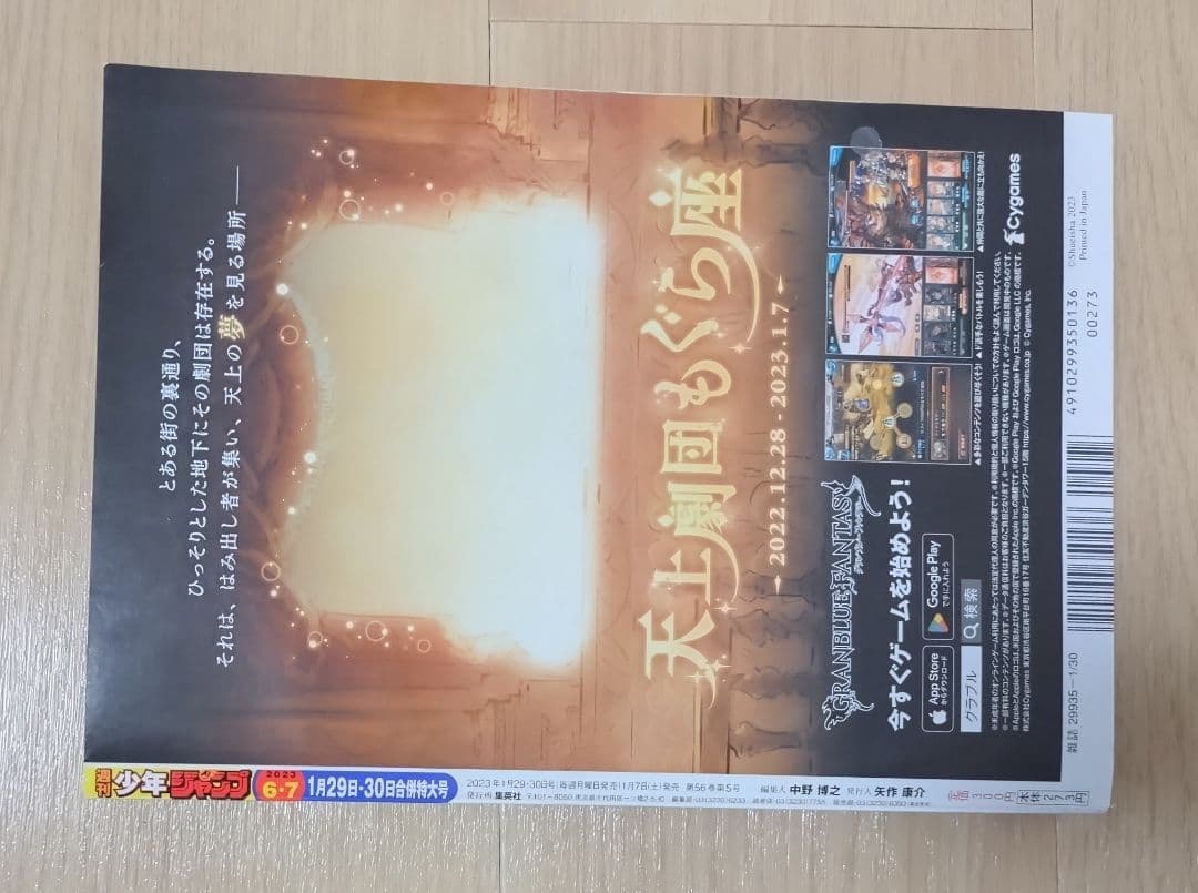 週刊少年ジャンプ 2023年6・7号　ONE PIECE付録カード付き