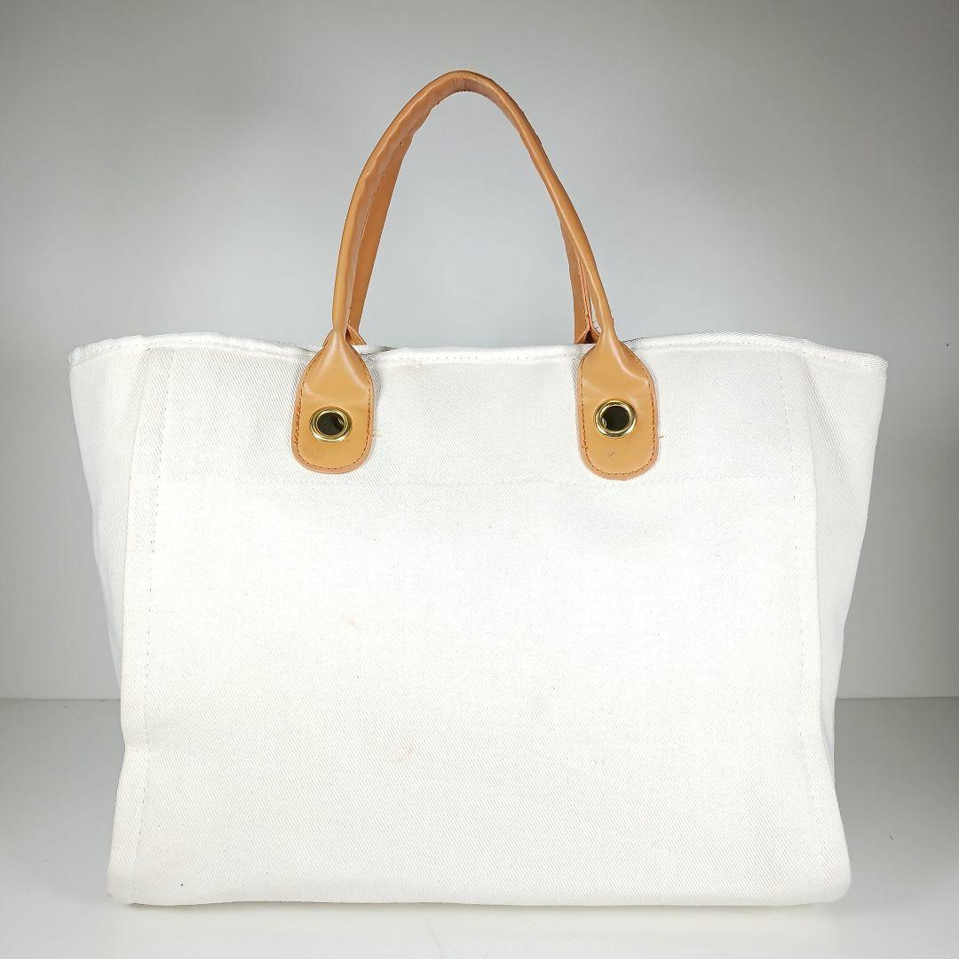 シャネル ノベルティ パールロゴ キャンバ トートバッグ