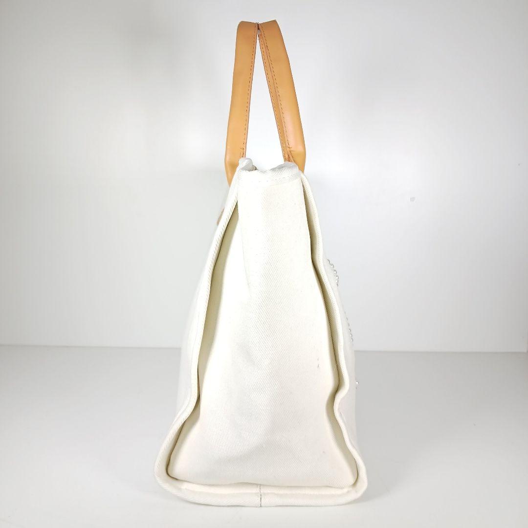 シャネル ノベルティ パールロゴ キャンバ トートバッグ