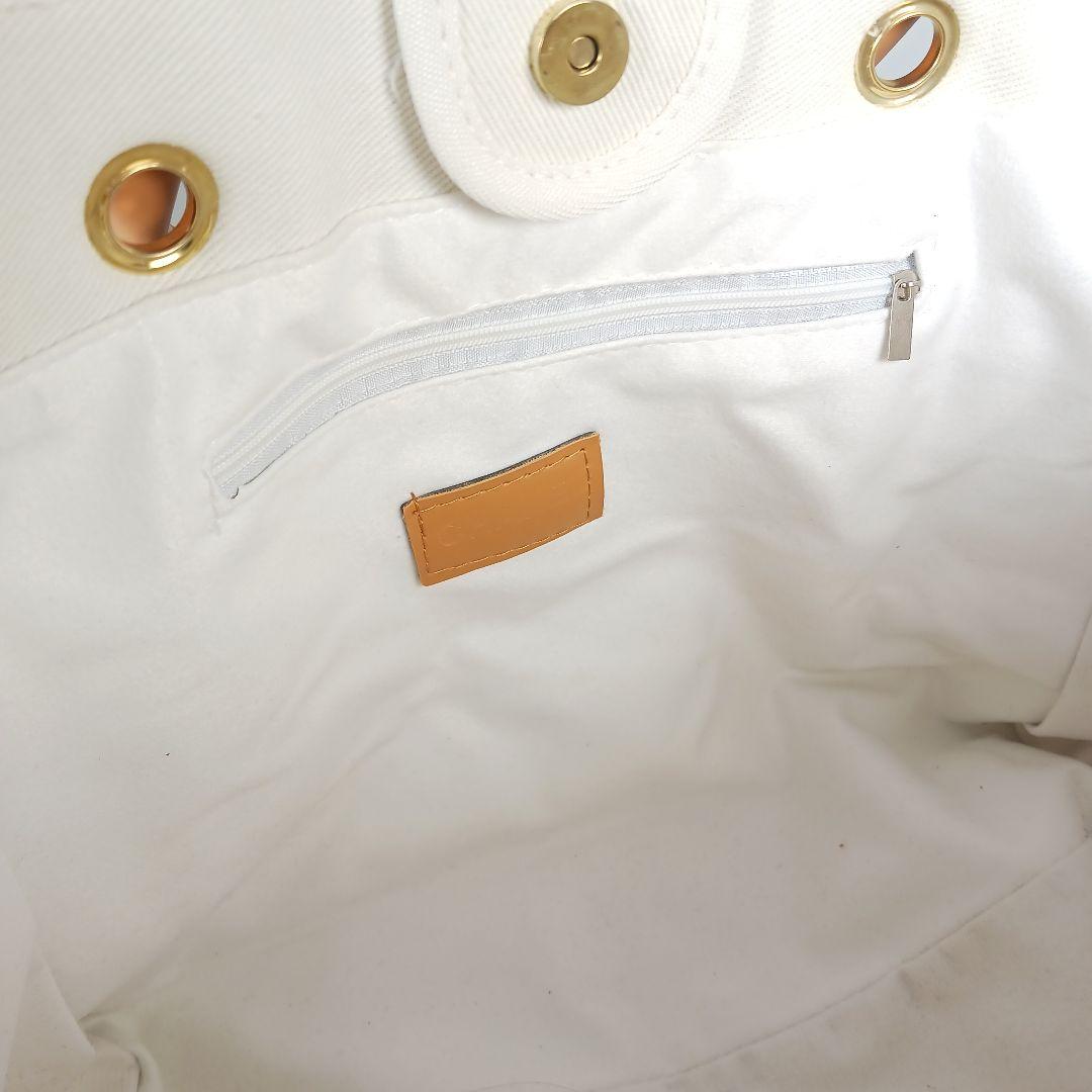 シャネル ノベルティ パールロゴ キャンバ トートバッグ