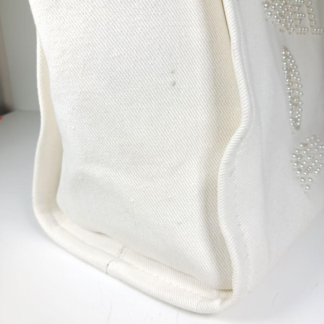 シャネル ノベルティ パールロゴ キャンバ トートバッグ