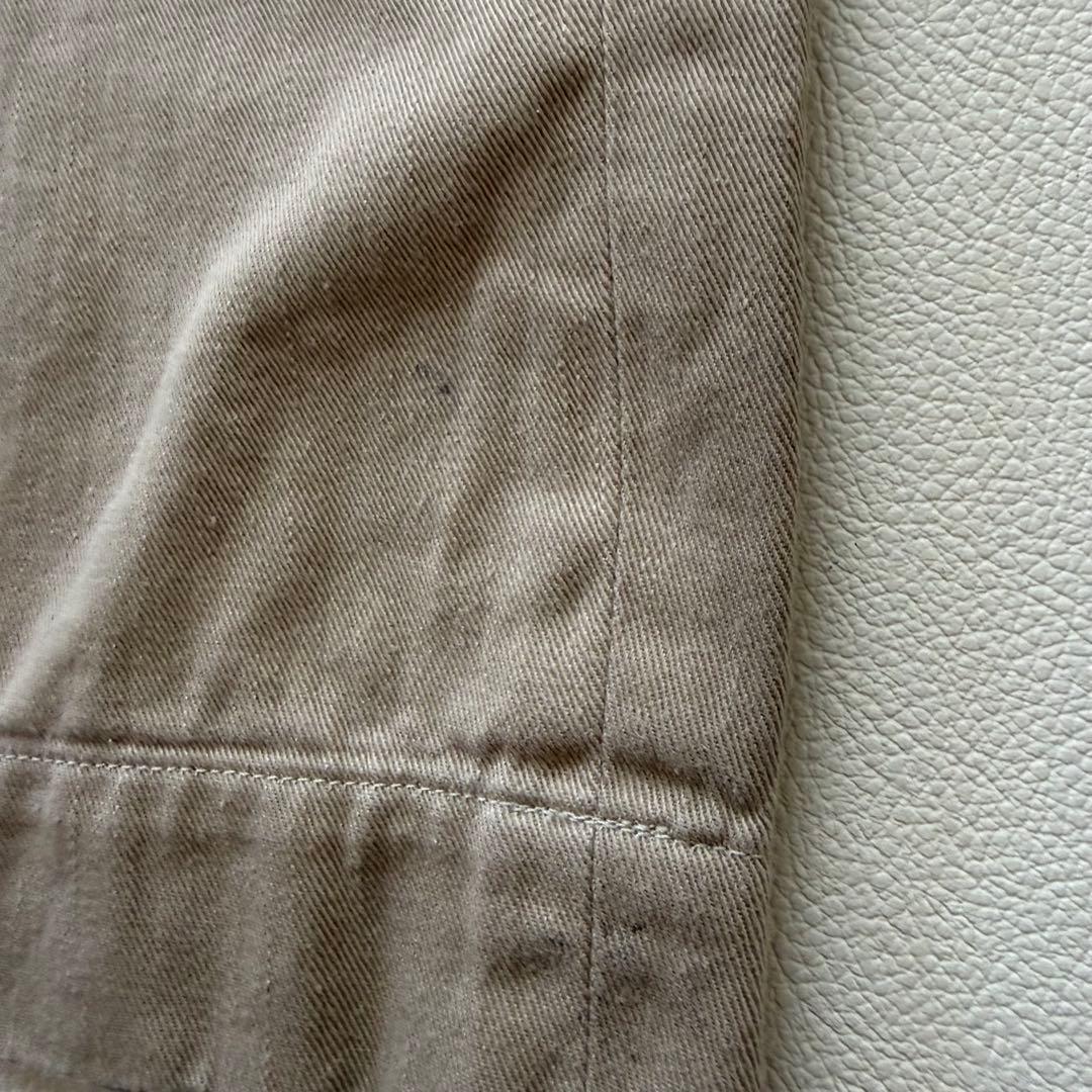 近年　現行　45R 定番チノパン ベージュ ゆったりストレート テーパード