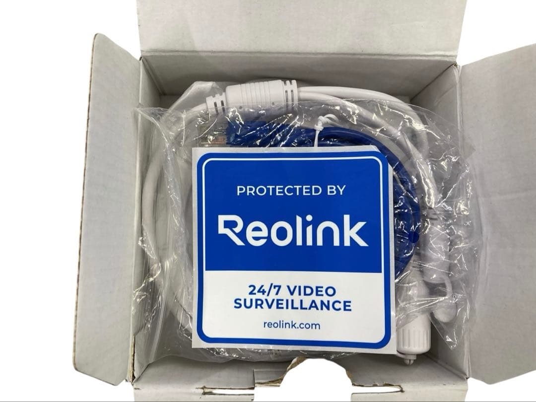 【開封未使用】 REOLINK 防犯カメラ 12MP PoE給電 有線接続 防犯