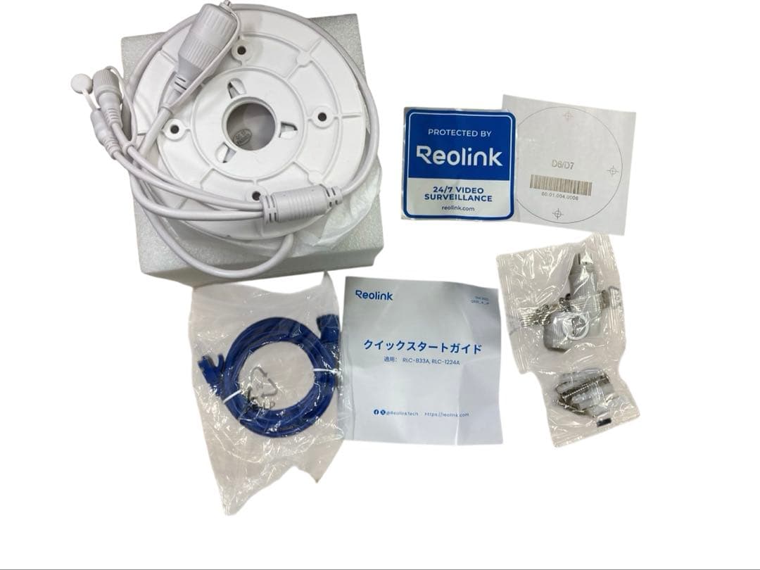 【開封未使用】 REOLINK 防犯カメラ 12MP PoE給電 有線接続 防犯