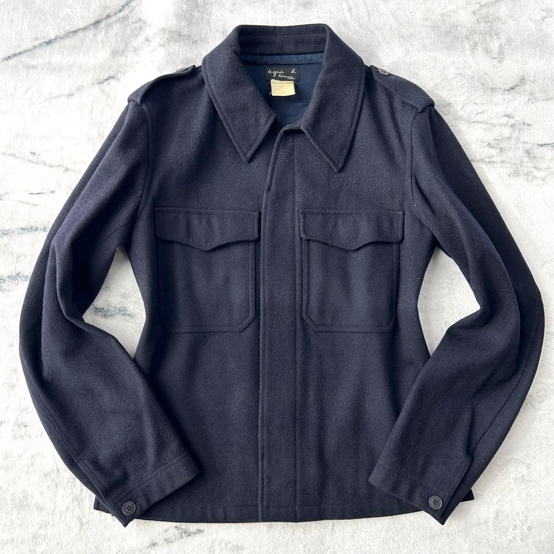 希少色✨ 90s agnes b. archive ウールジャケット フランス製